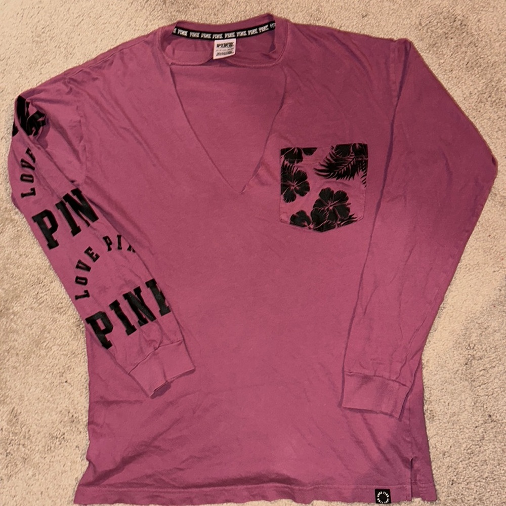 PINK Varsity Tee